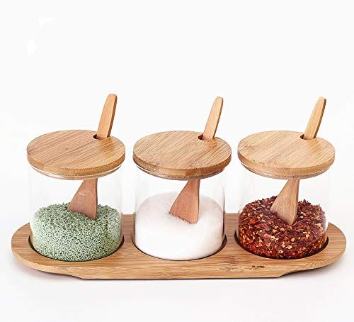Bamboo Spice Jars