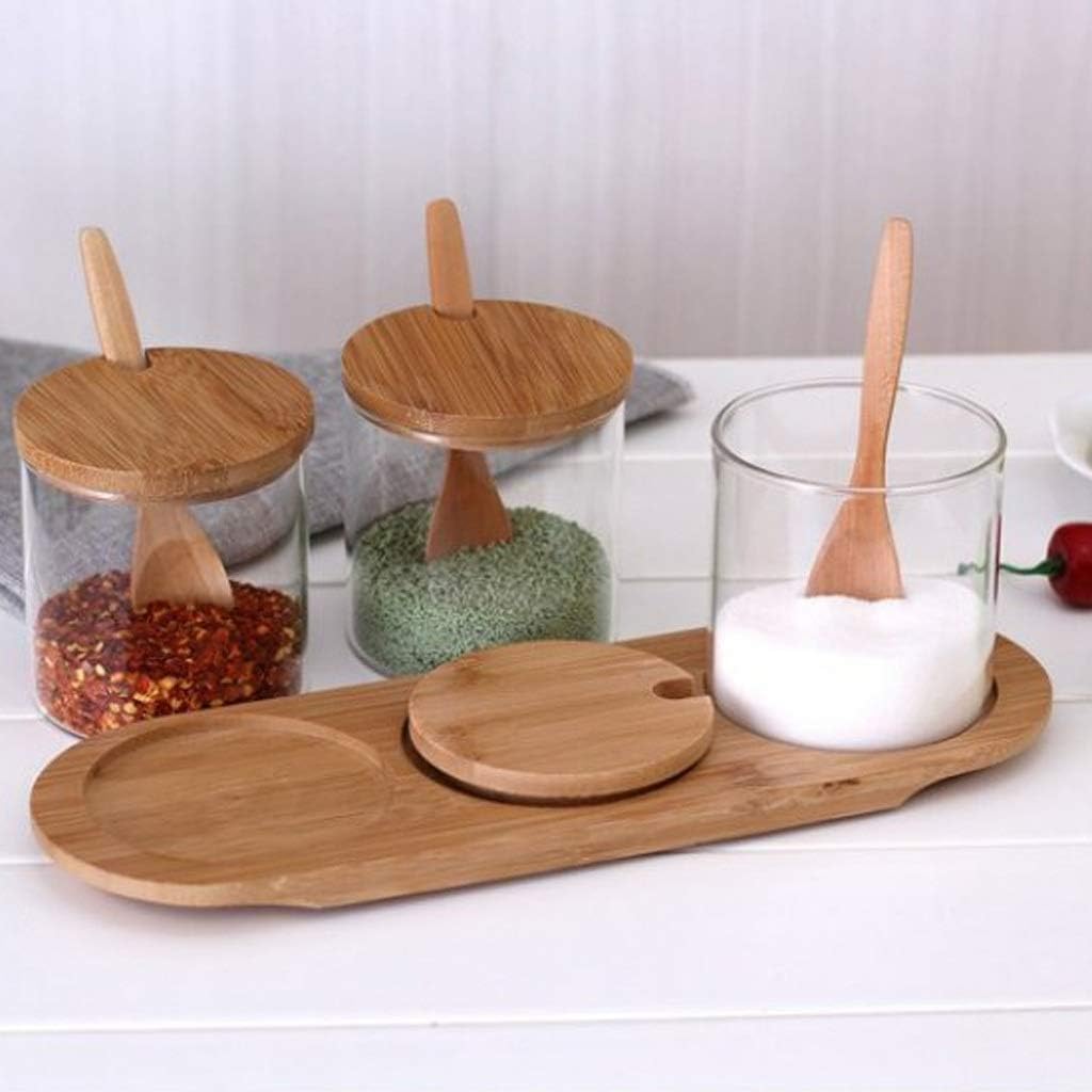 Bamboo Spice Jars