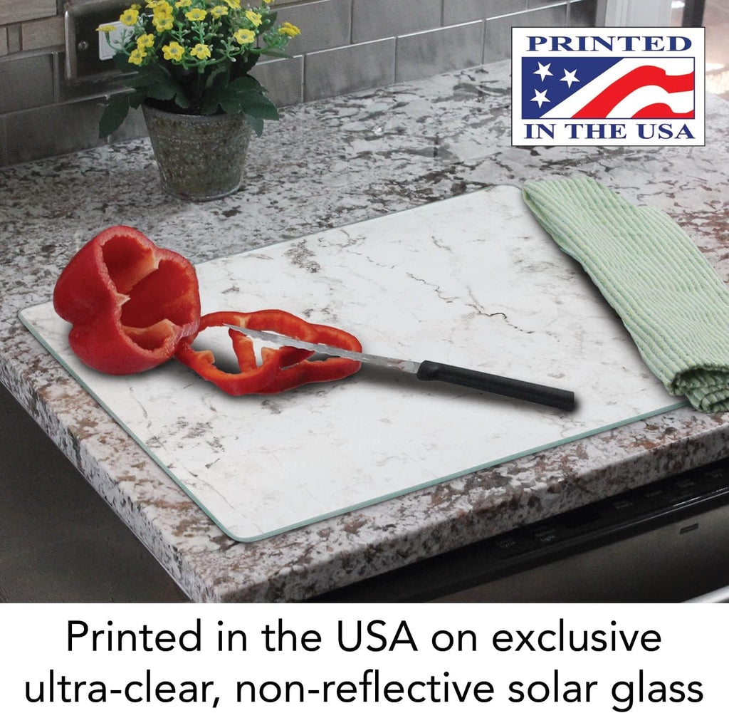 Marble Glass Cutting Board
