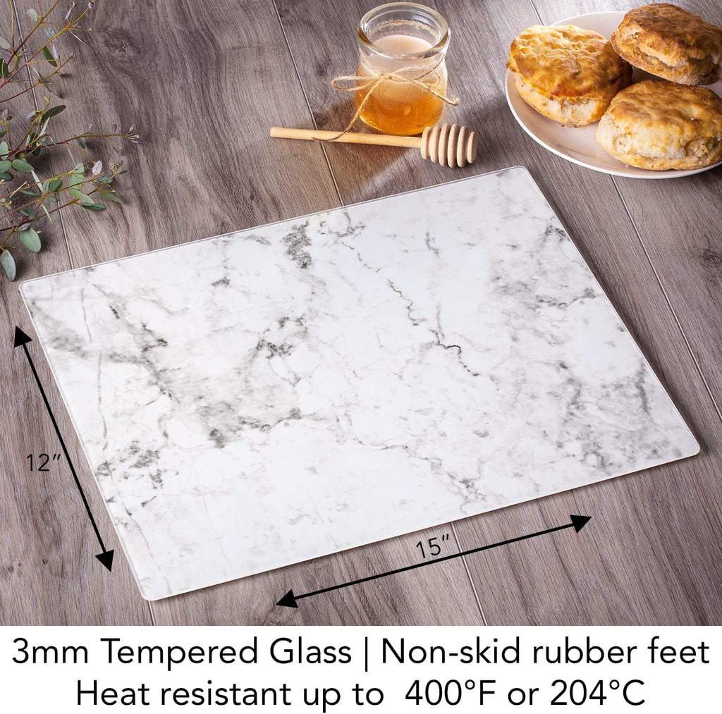 Marble Glass Cutting Board