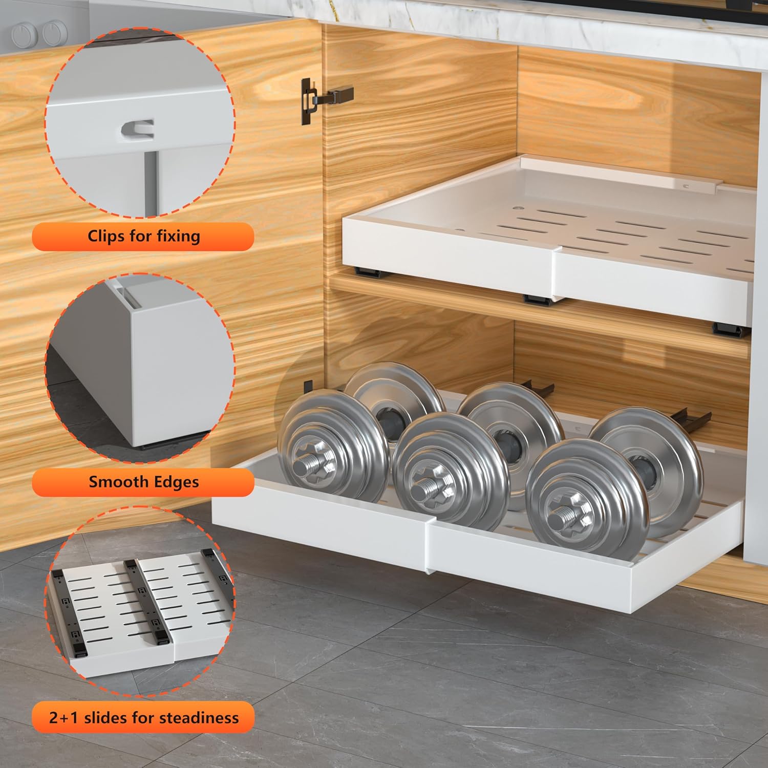 Pull Out Cabinet Organizer
