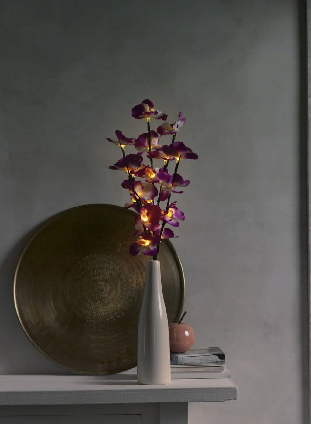 LIVARNO home Decorative LED Orchid in Ceramic Vase