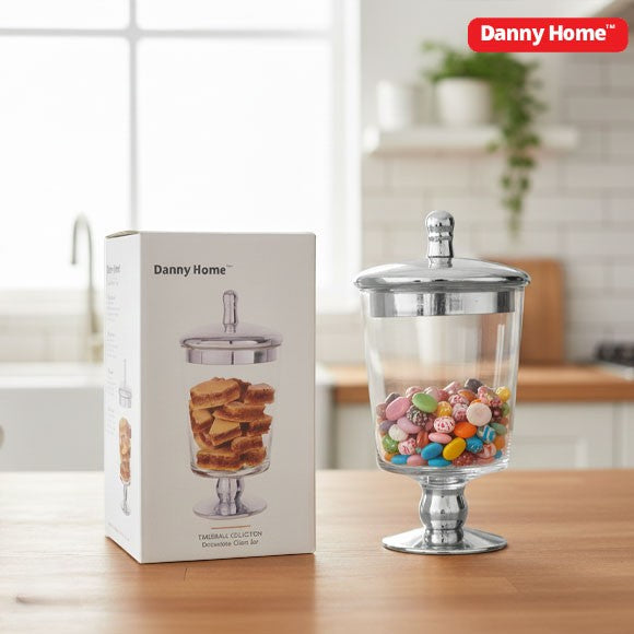 Danny Home Decorative Cookie Glass Jar