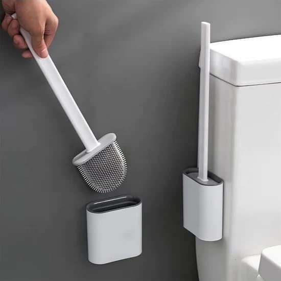 Epic Silicone Toilet Brush with Holder
