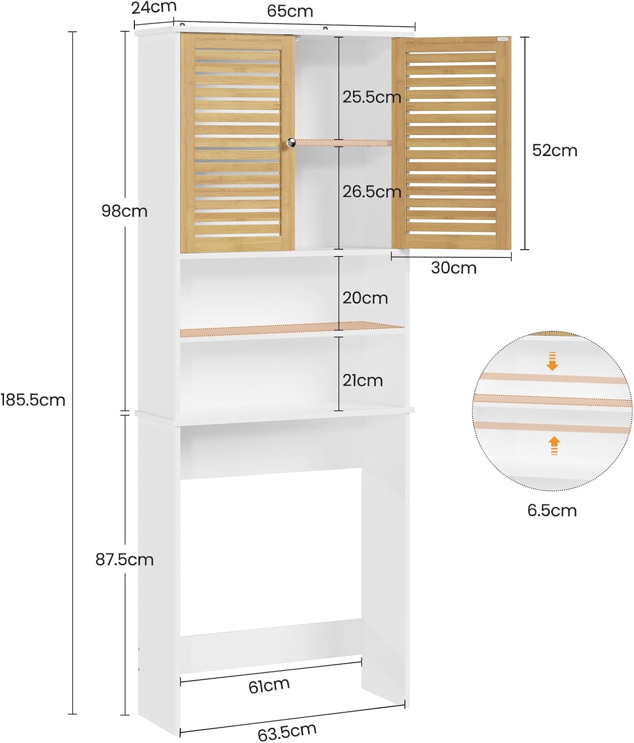 Storage Cabinet with Doors