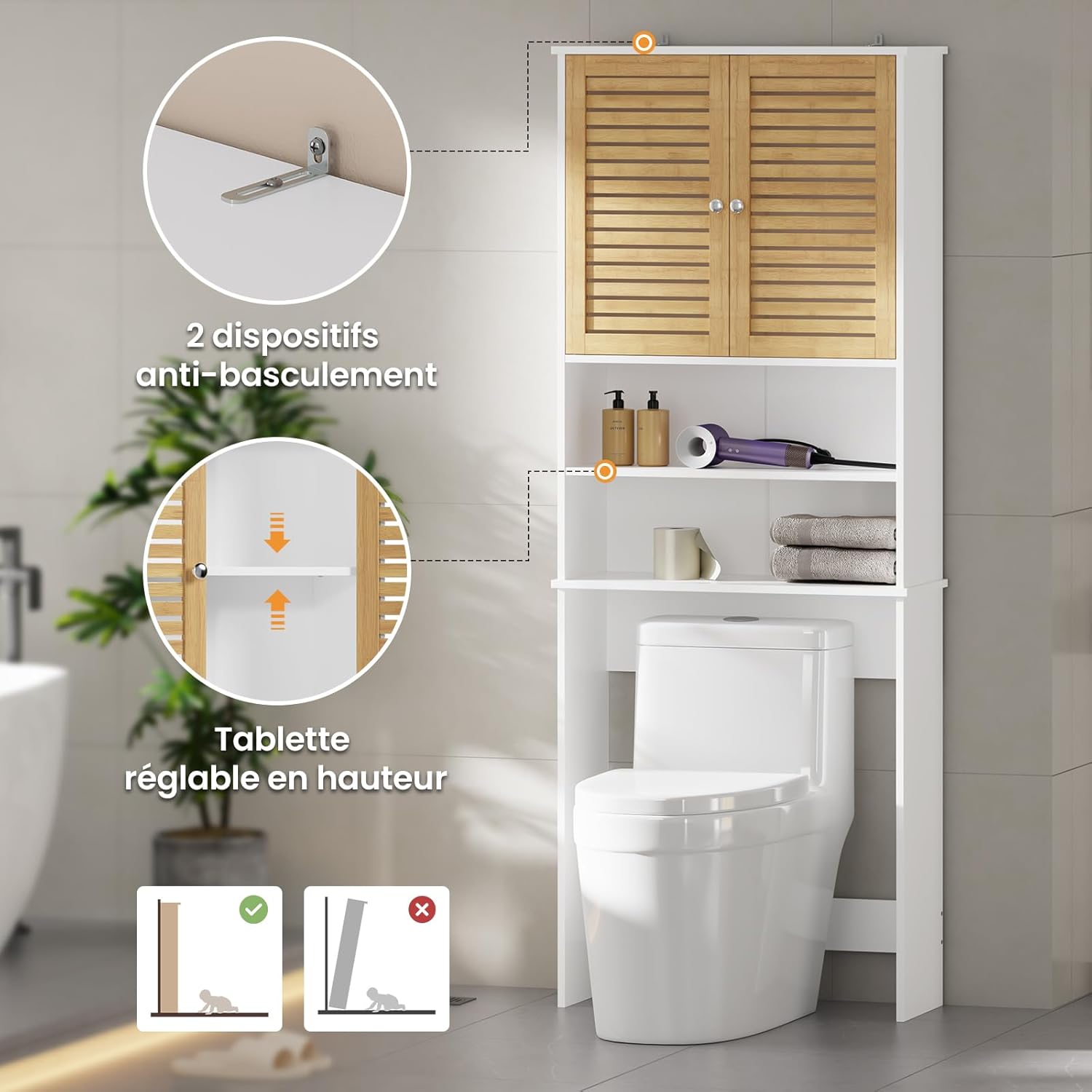 Storage Cabinet with Doors