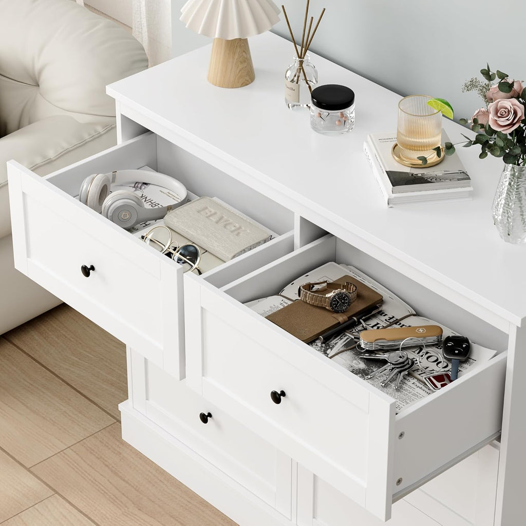 Bedroom Dresser Storage Cabinet with 6 Drawers