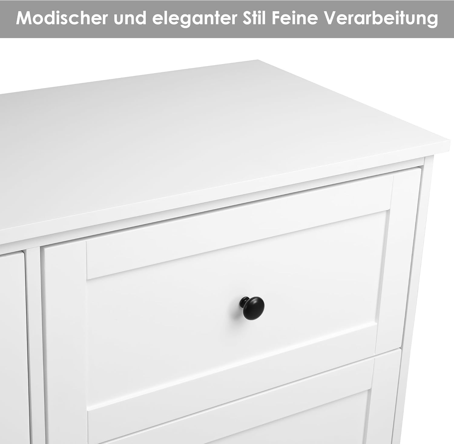 Bedroom Dresser Storage Cabinet with 6 Drawers