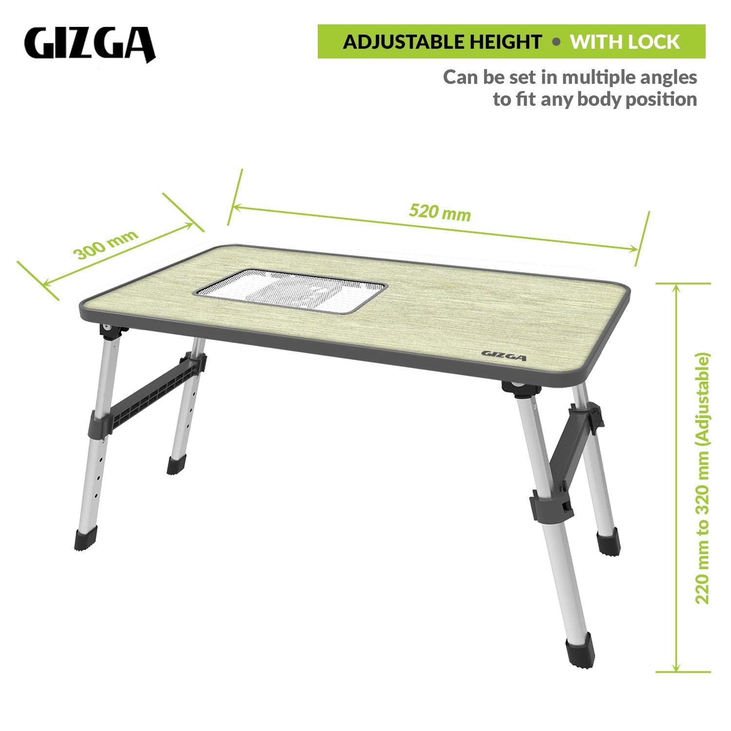 Multi-Purpose Laptop Table with Cooling Fan