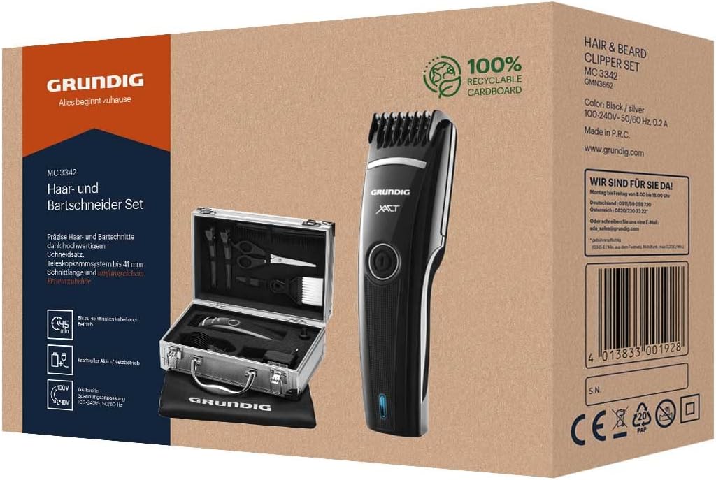 Grundig hair and beard trimmer