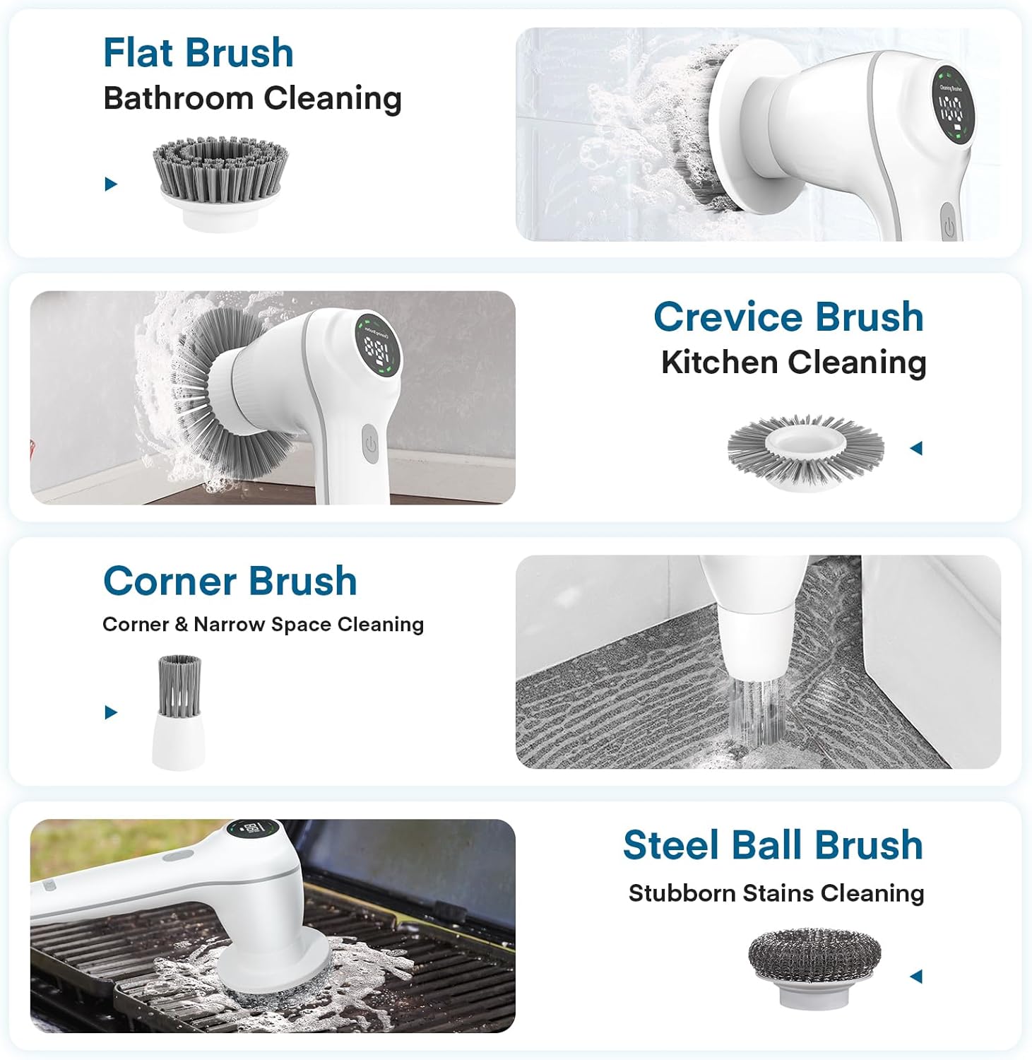 Handheld Electric Spin Scrubber