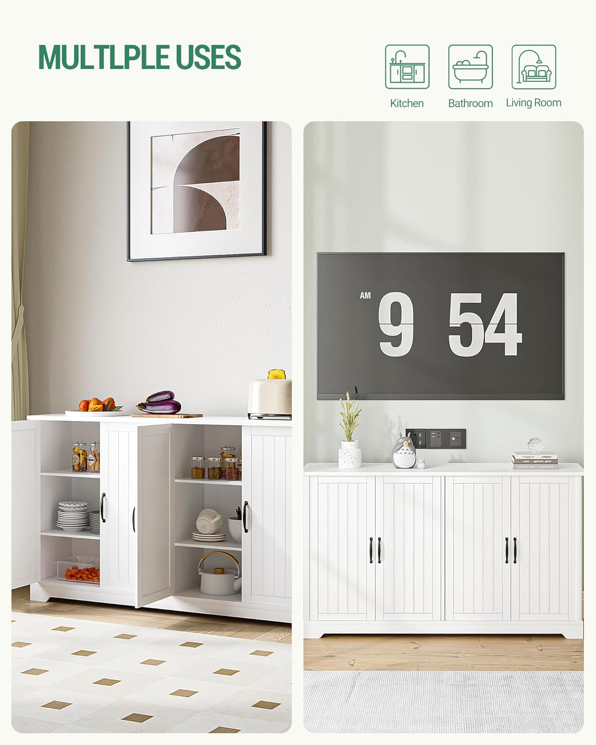 Hzuaneri Sideboard Buffet Cabinet