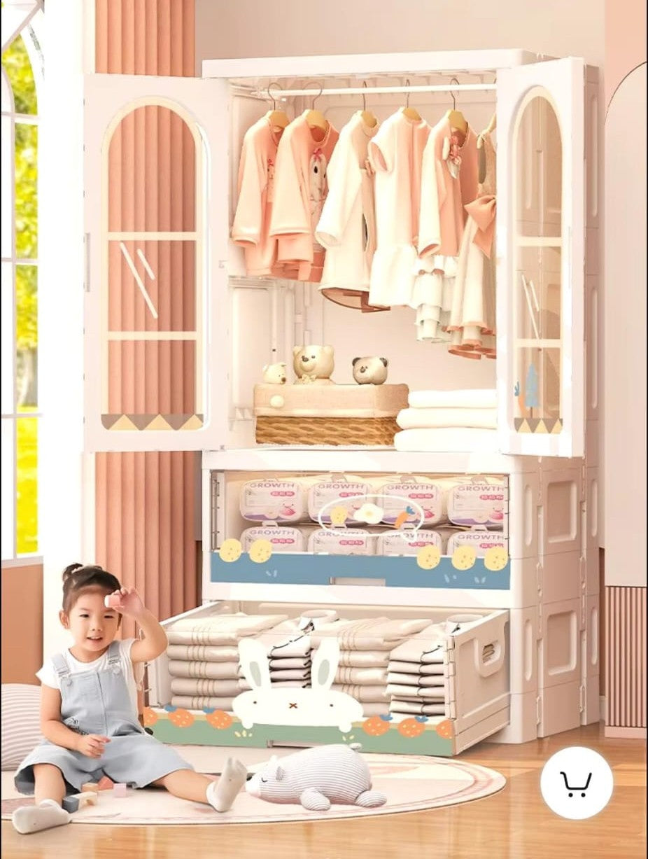 Children's Clothes Storage Cabinet