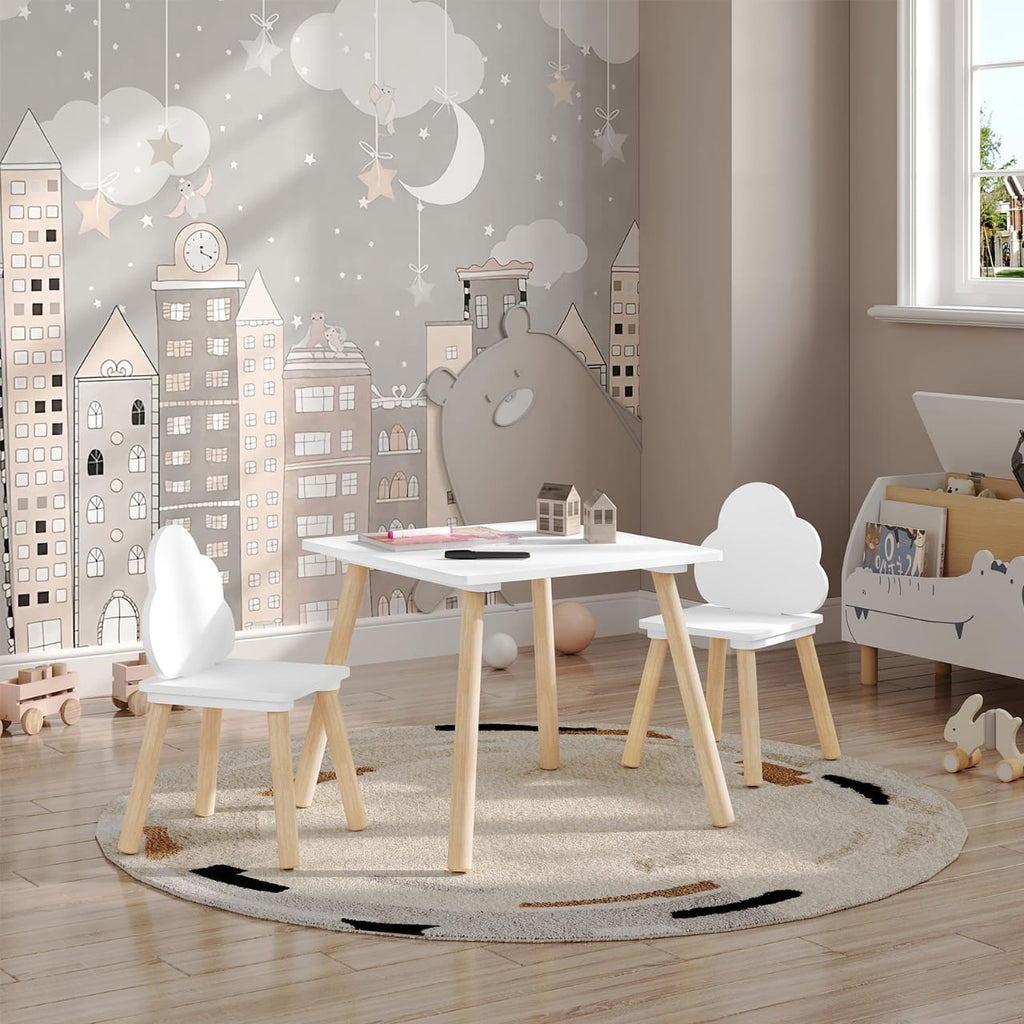 Kids Table and Chair Set, 3-Piece