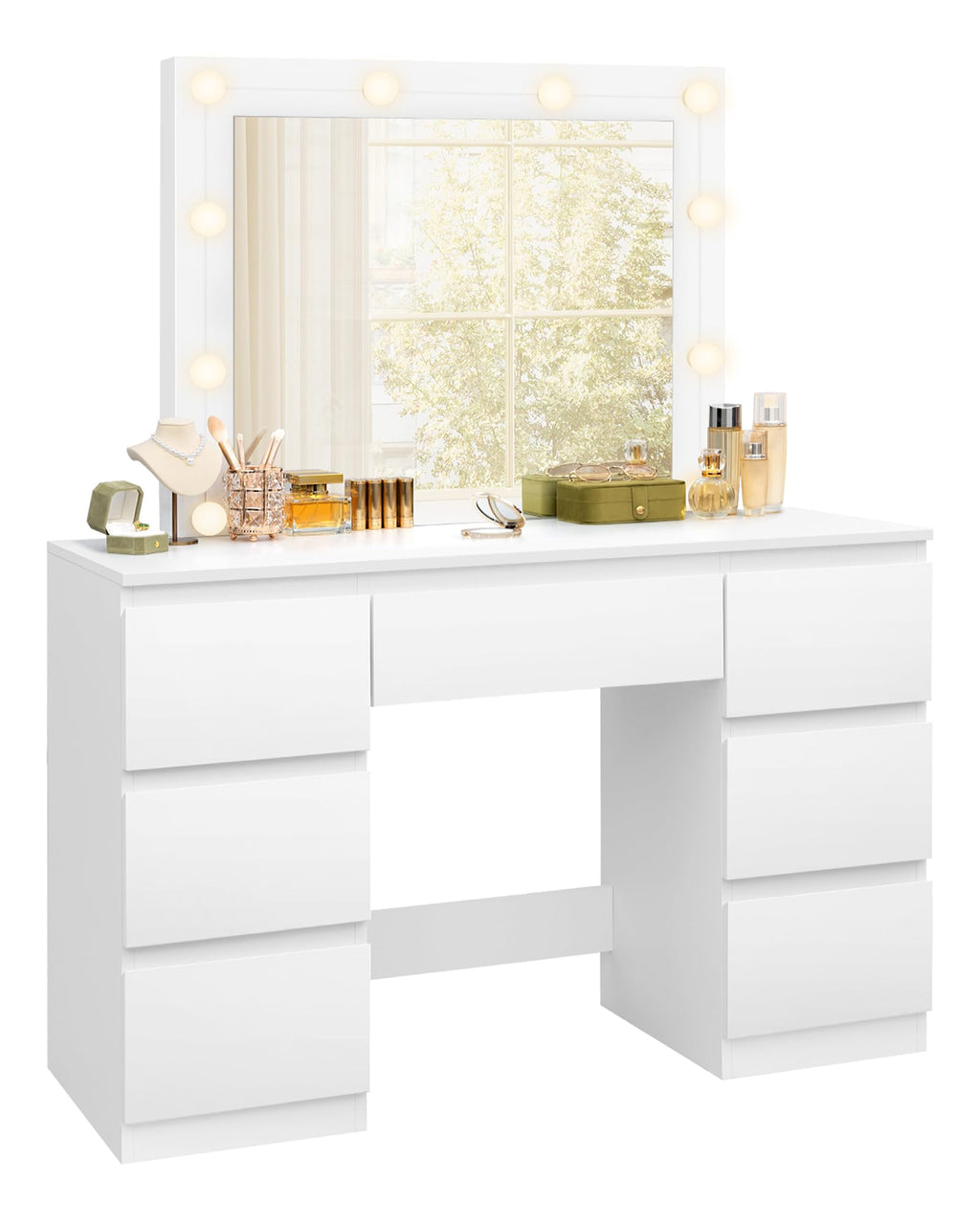 Dressing Table with LED Lights