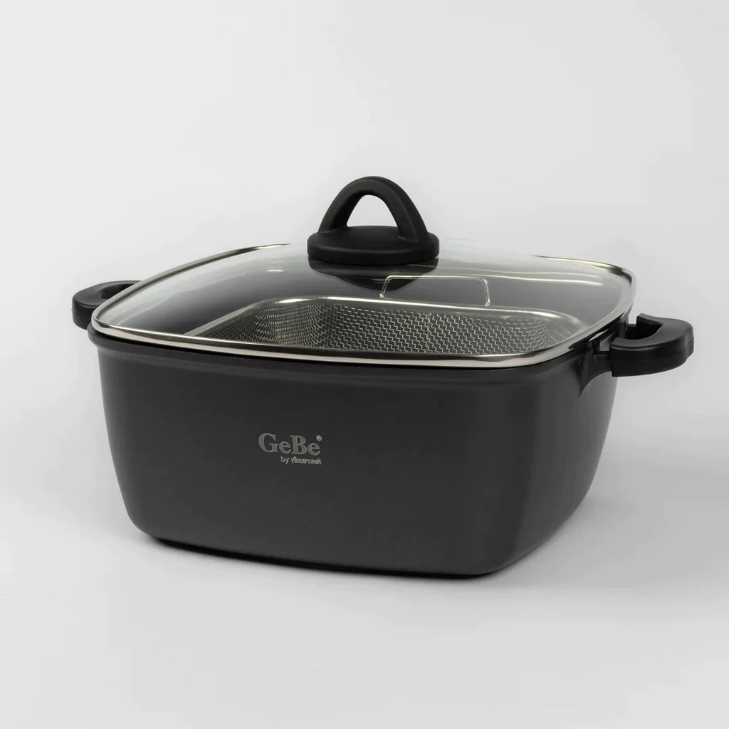 GEBE VENUS FRYER POT WLID & FRYING BASKET