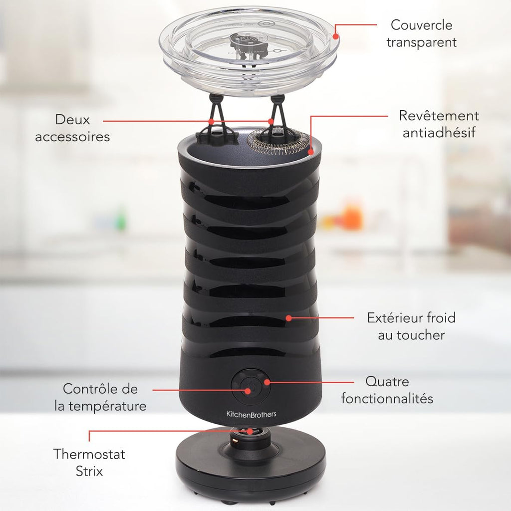 KitchenBrothers Electric Milk Frother