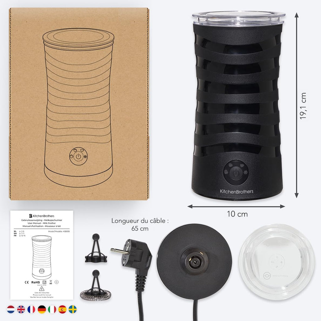 KitchenBrothers Electric Milk Frother