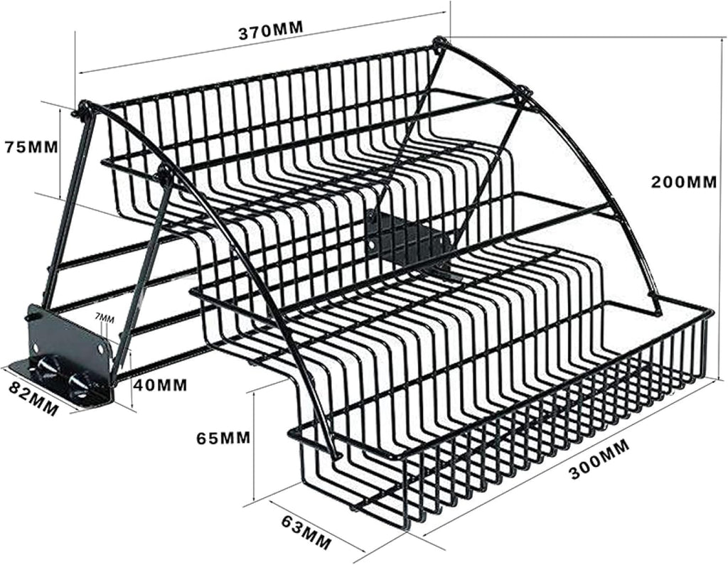 kitchen Organizer Pull Down Spice Racks