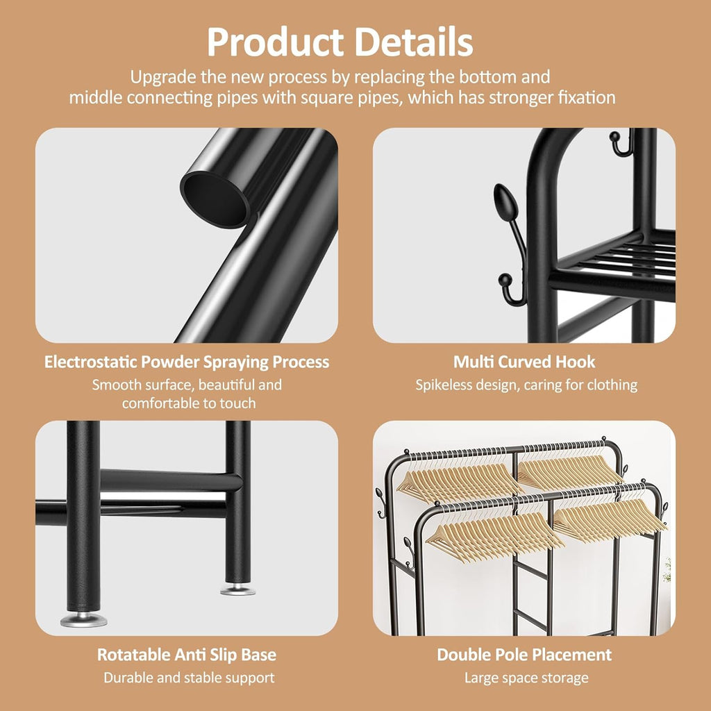 Heavy-Duty Open Wardrobe Closet