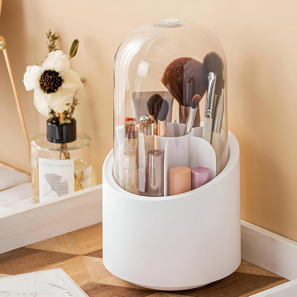 Makeup Brush Organizer with Lid