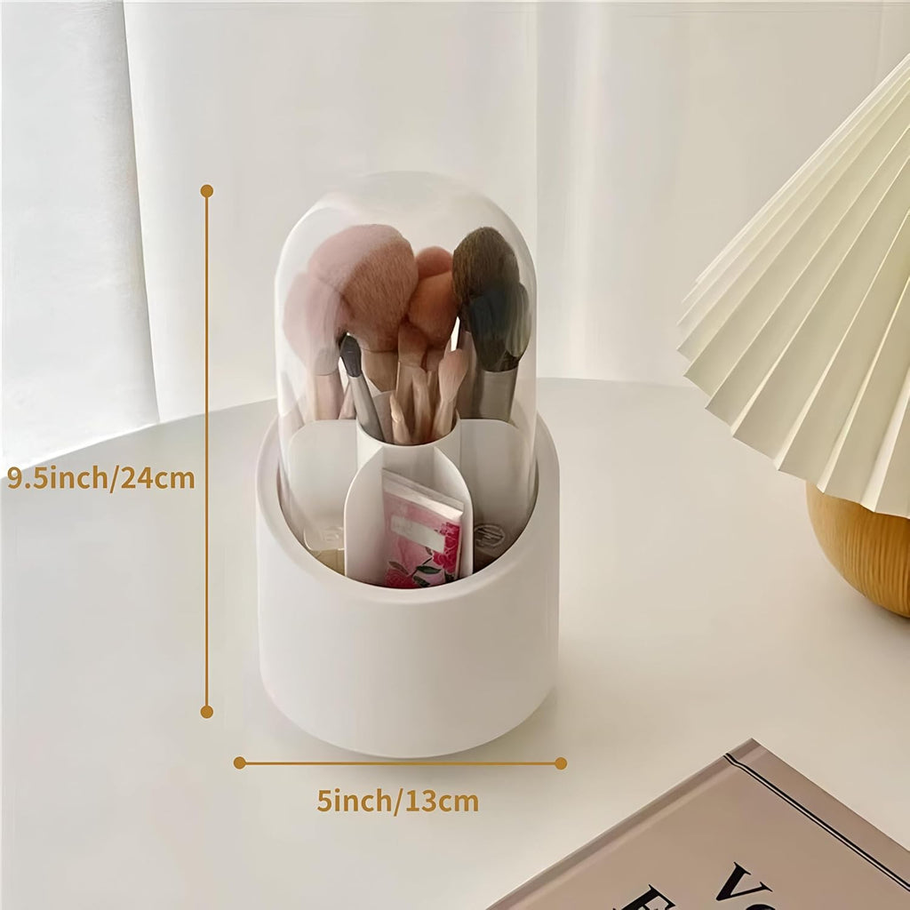 Makeup Brush Organizer with Lid