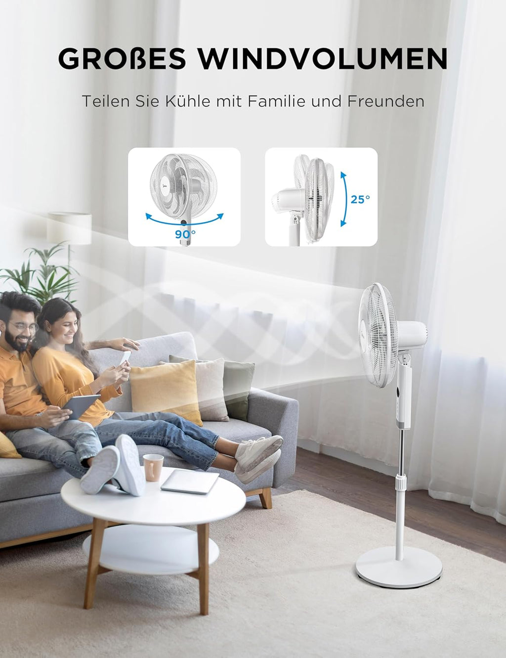 Midea Pedestal Fan