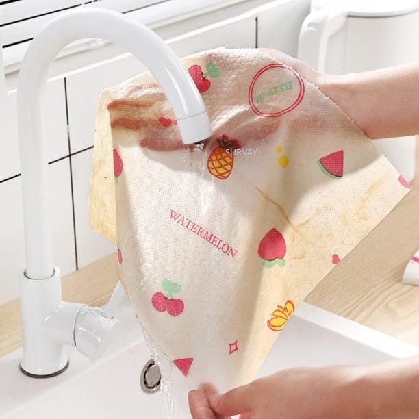 50 Sheets Roll Reusable Oil-absorbing Lazy Rag