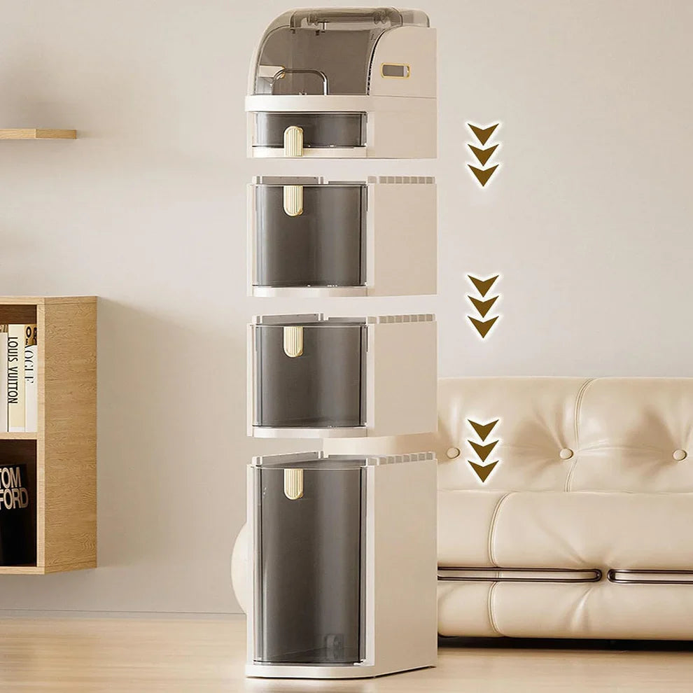 Floor Storage Cabinet Organizer