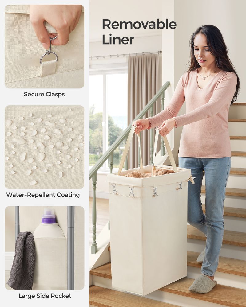 SONGMICS Laundry Basket RLS004W01