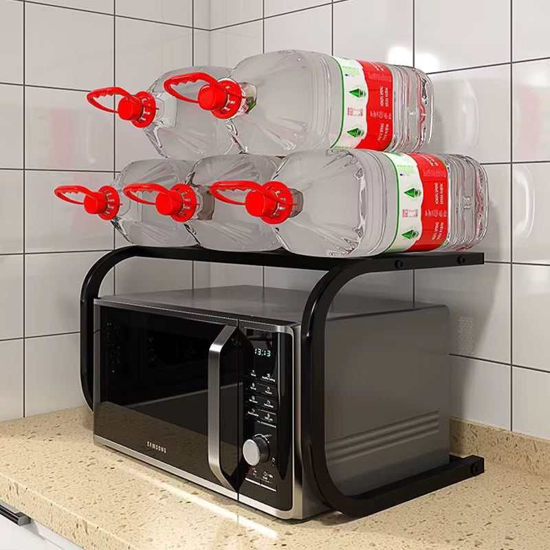 Double-Layer Microwave Oven Rack Organizer