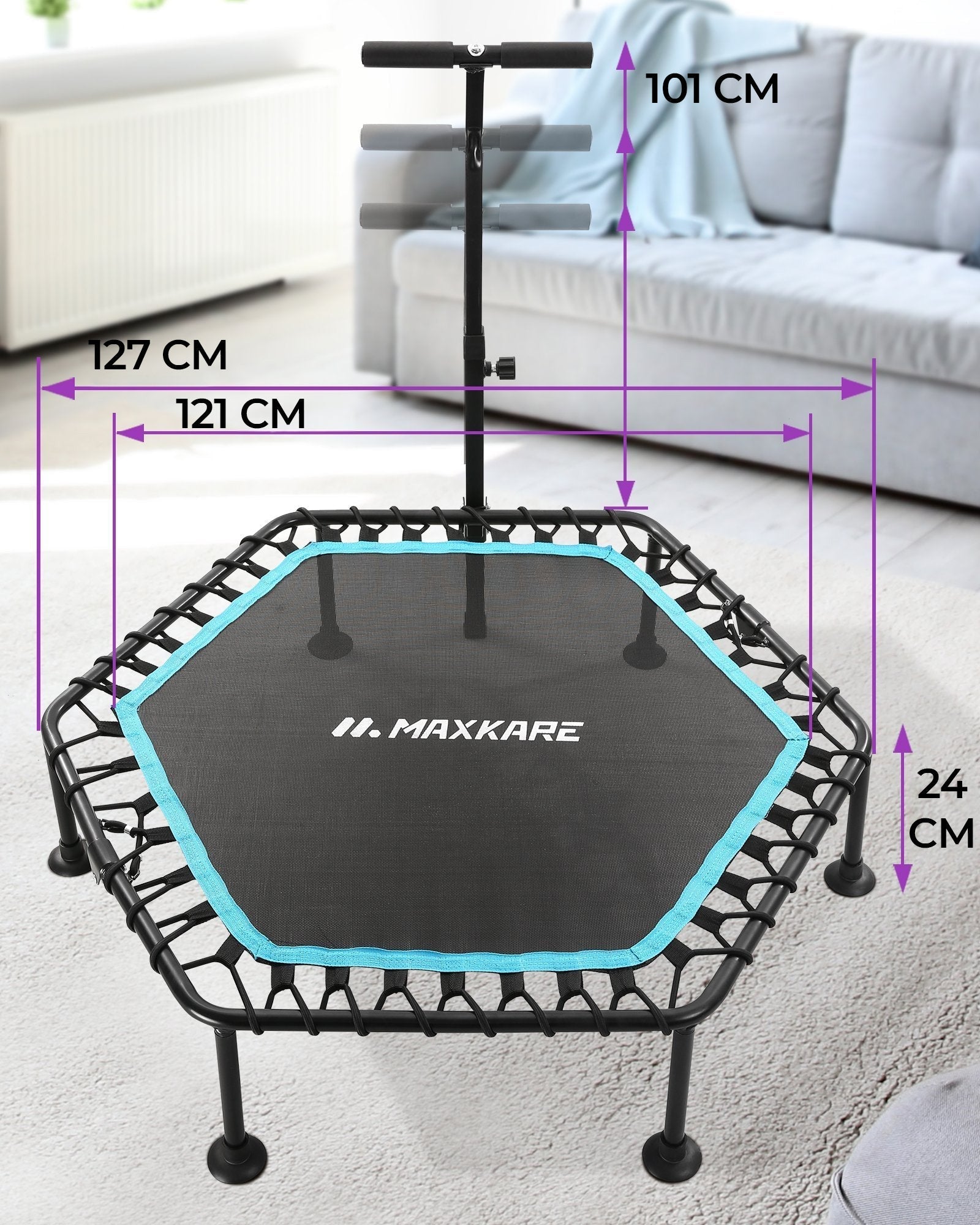 maxkare Mini Trampoline Fitness