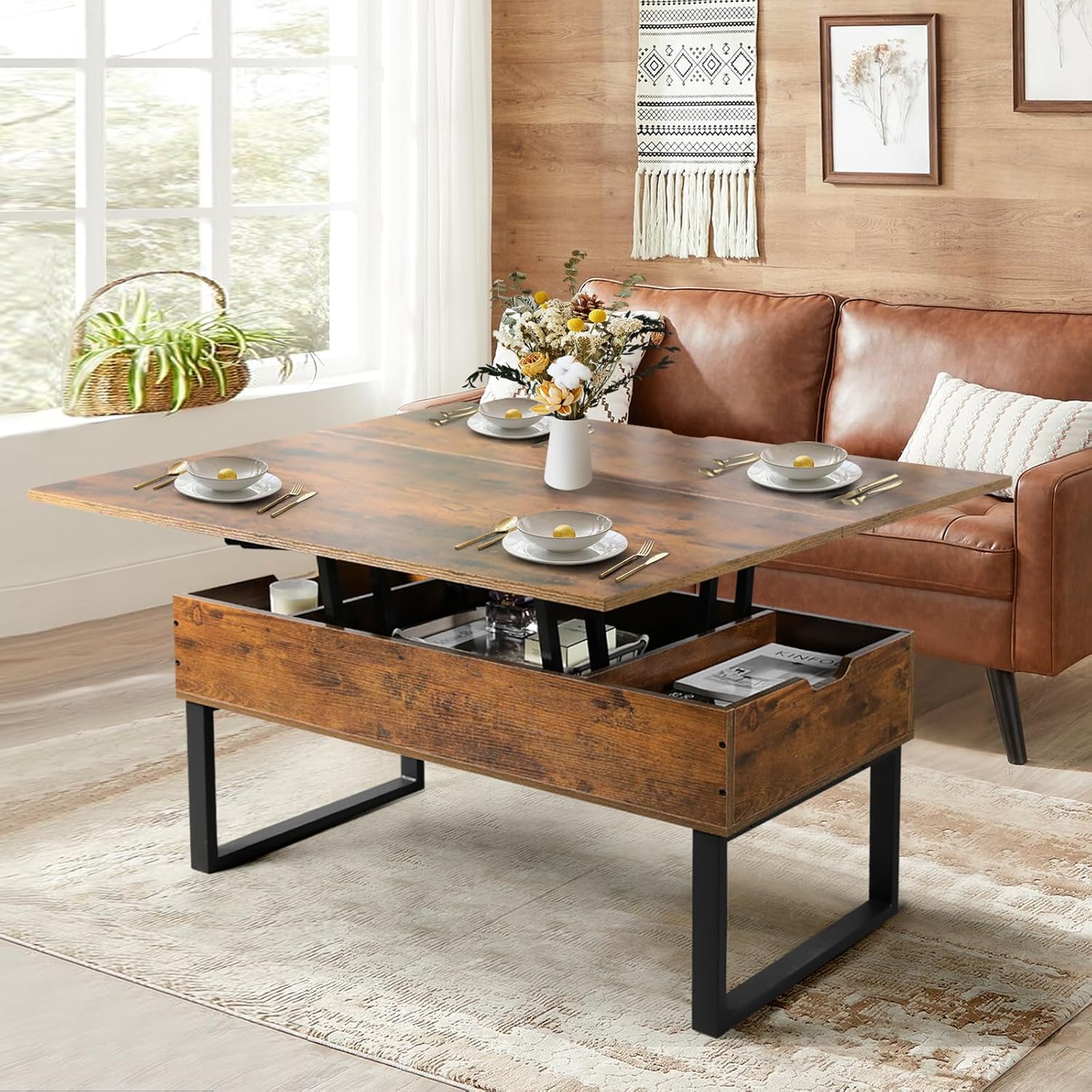 SMOOL 3 in 1 Multi-Function Top Coffee Table