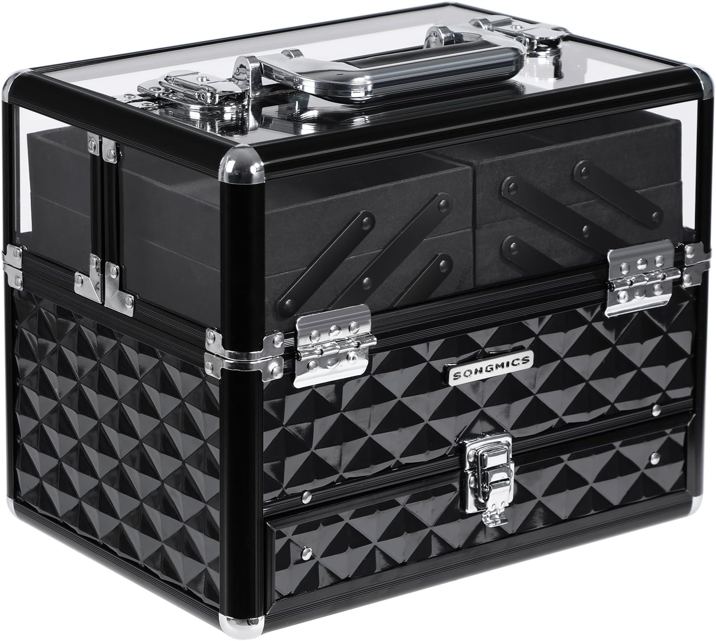 SONGMICS Deluxe Makeup Case JBC318B