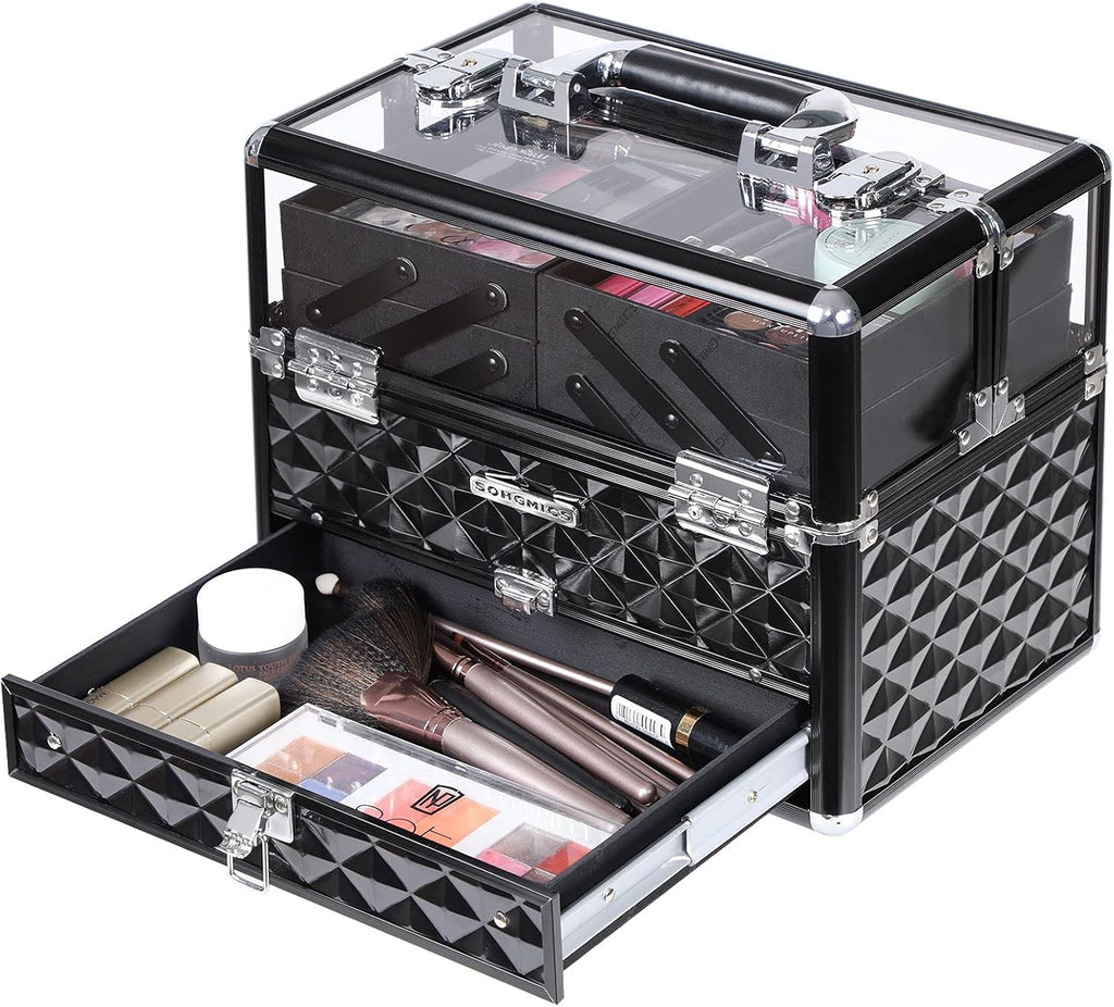 SONGMICS Deluxe Makeup Case JBC318B