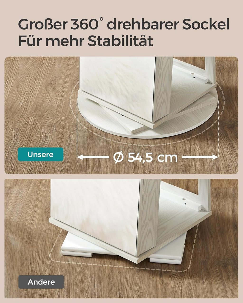 SONGMICS Jewellery Cabinet