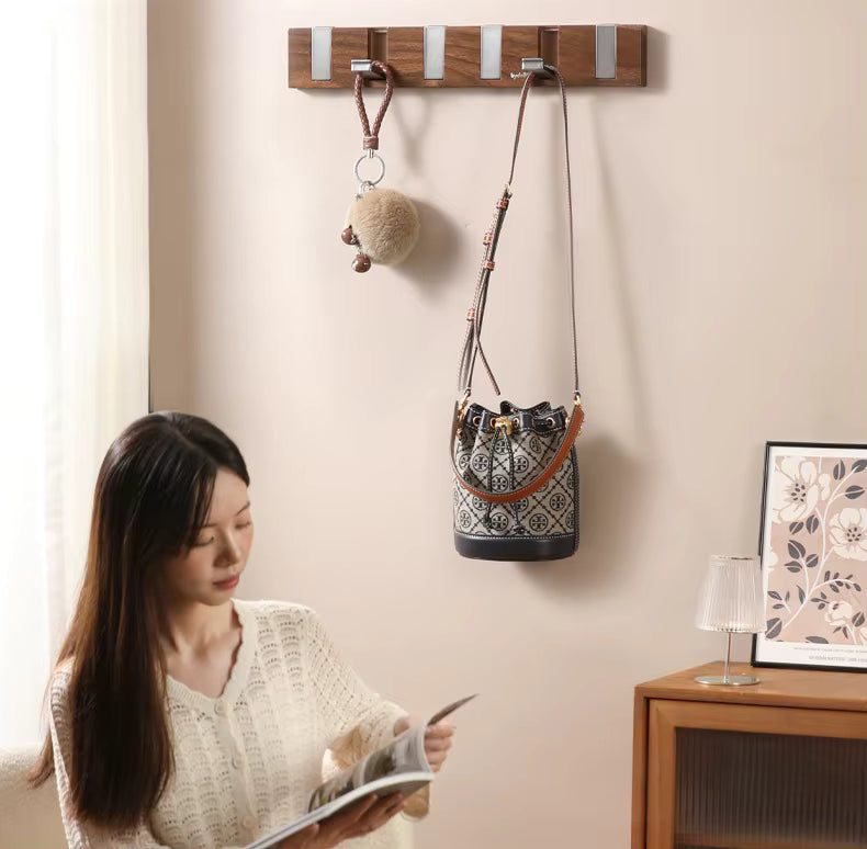 Piano Key Style Foldable Wall Rack