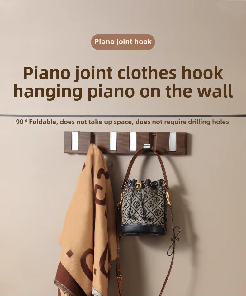 Piano Key Style Foldable Wall Rack