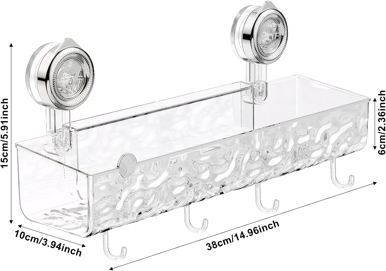 Shower Shelf with Suction Cup (118)