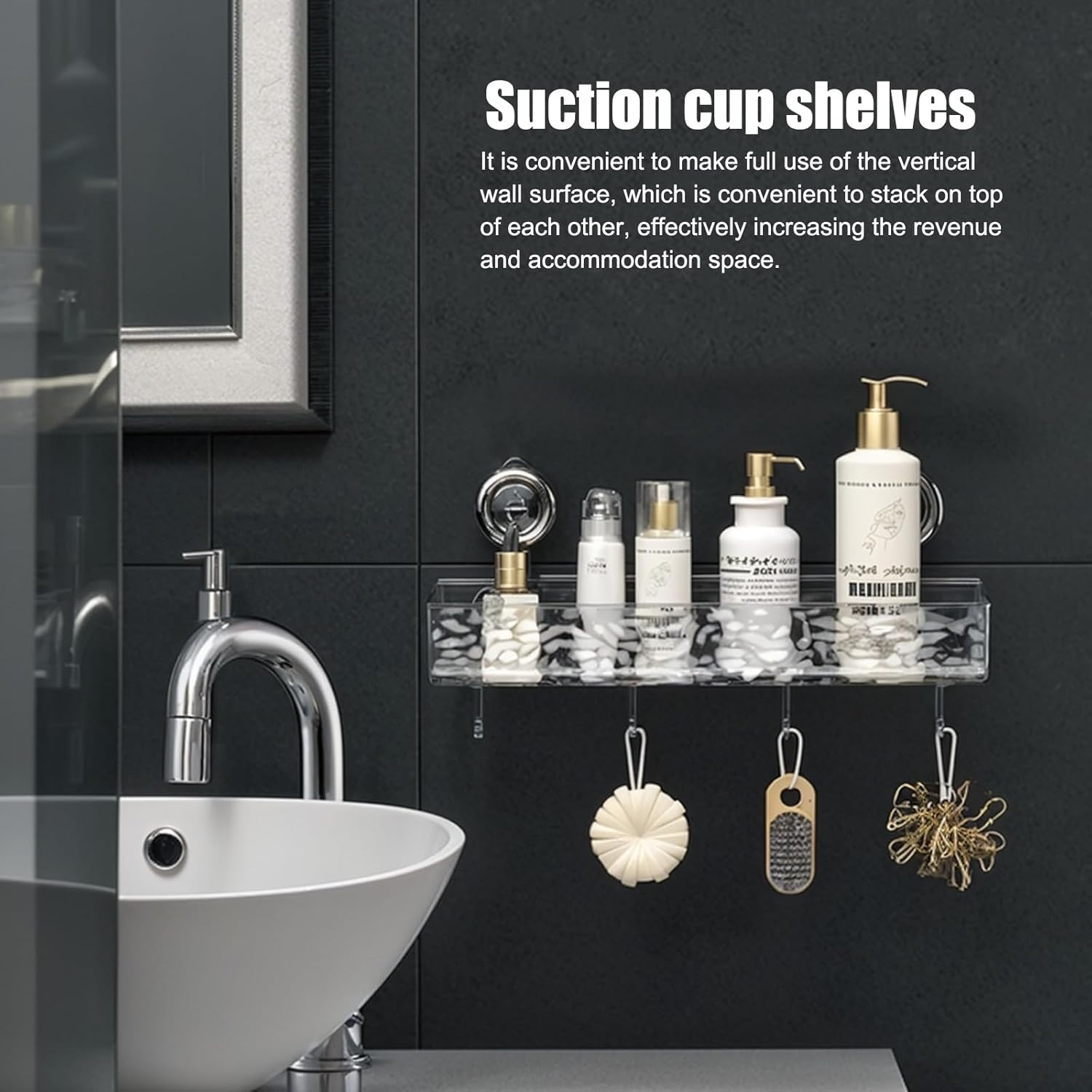 Shower Shelf with Suction Cup (118)