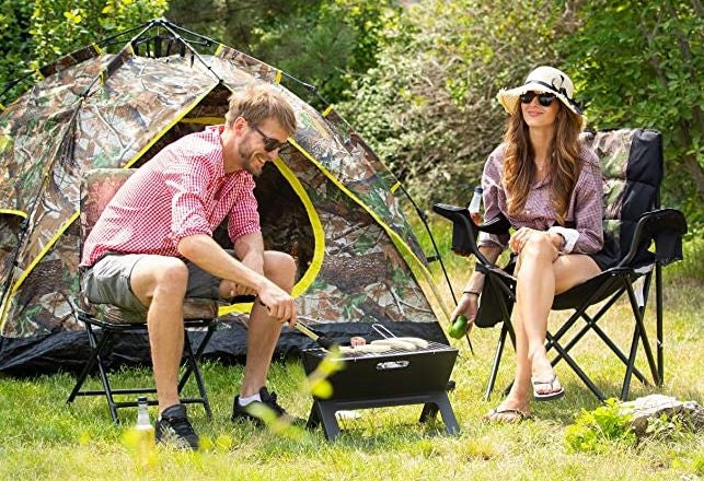 Grill MEISTER Folding Charcoal Grill