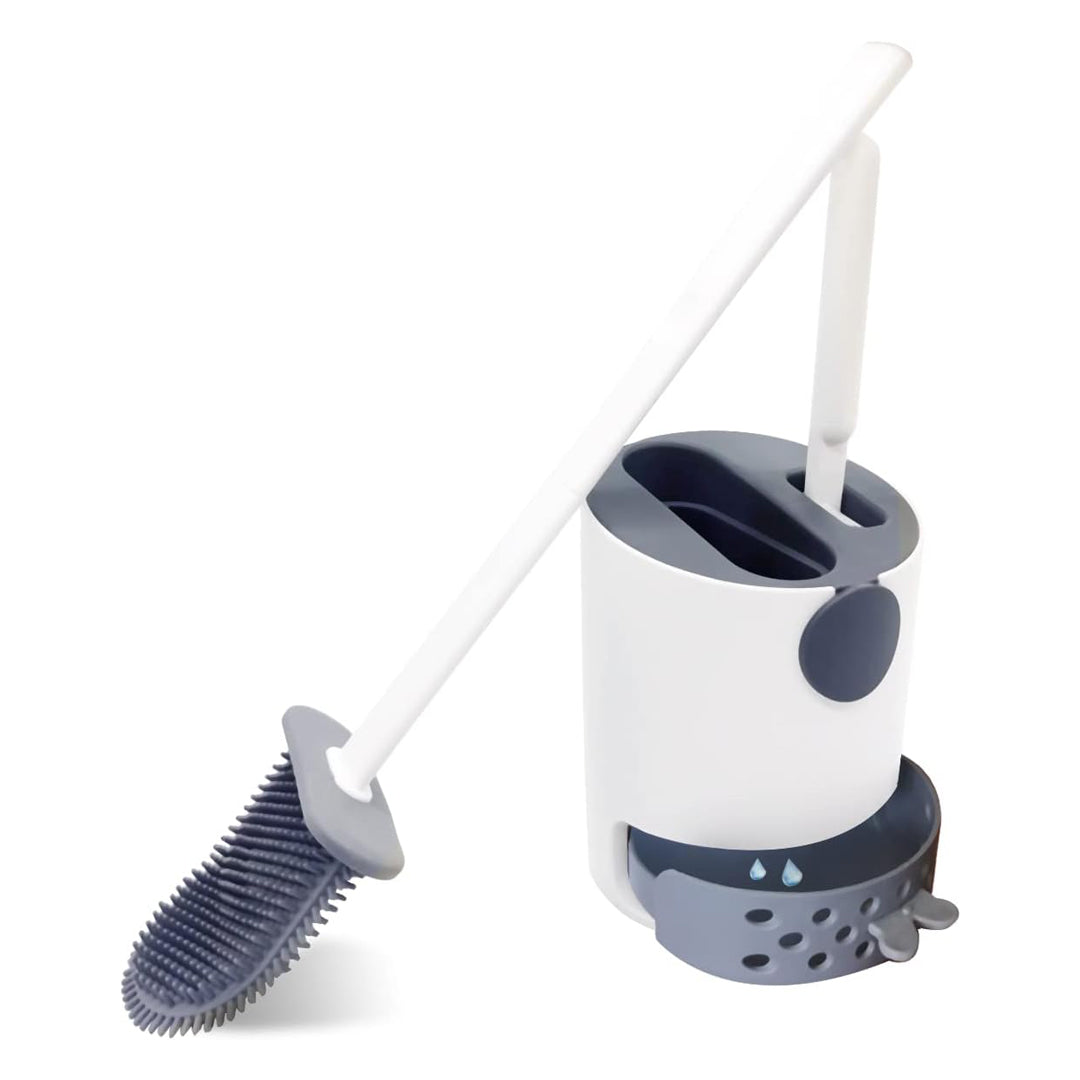 Toilet Brush with Ventilated Drying Holder