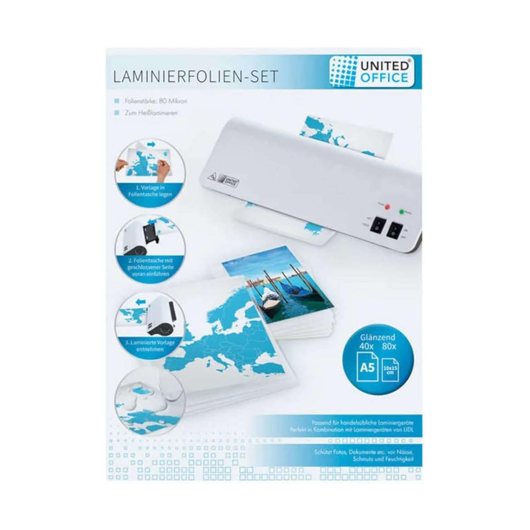United Office Laminating Pouches