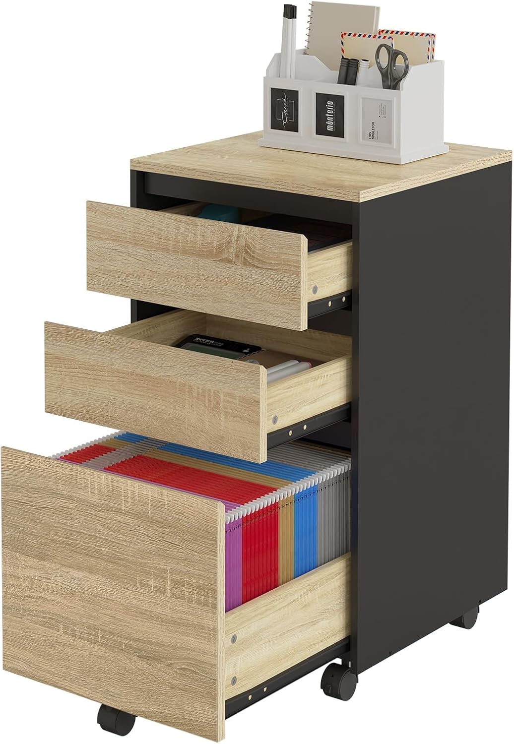 WOLTU Cabinet with 3 Drawers