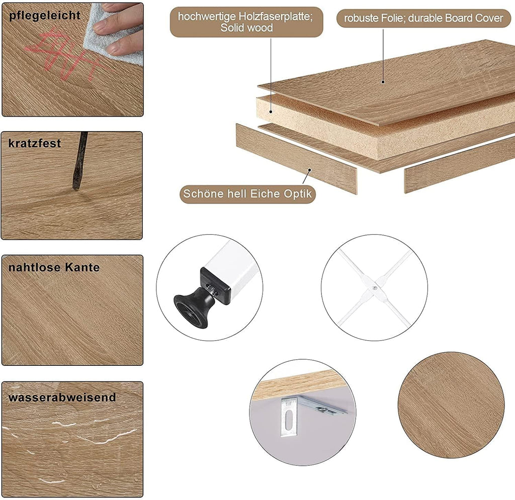 WOLTU Heavy Duty Bookcase Shelf
