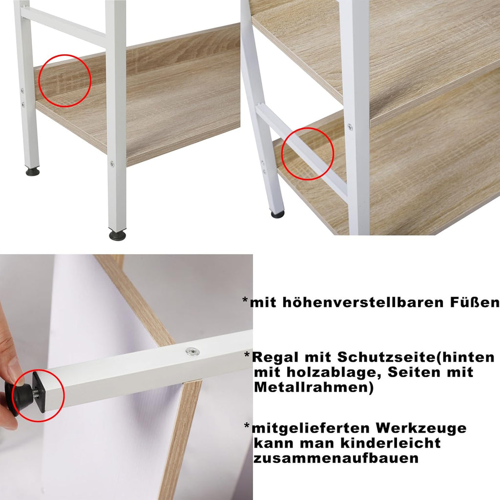 WOLTU Heavy Duty Bookcase Shelf