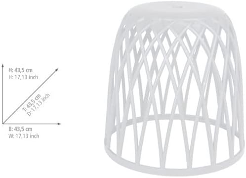 Wenko Omio Bathroom basket Stool