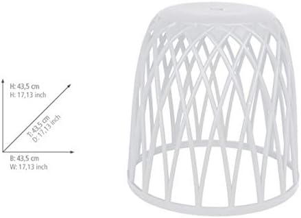 Wenko Omio Bathroom basket Stool