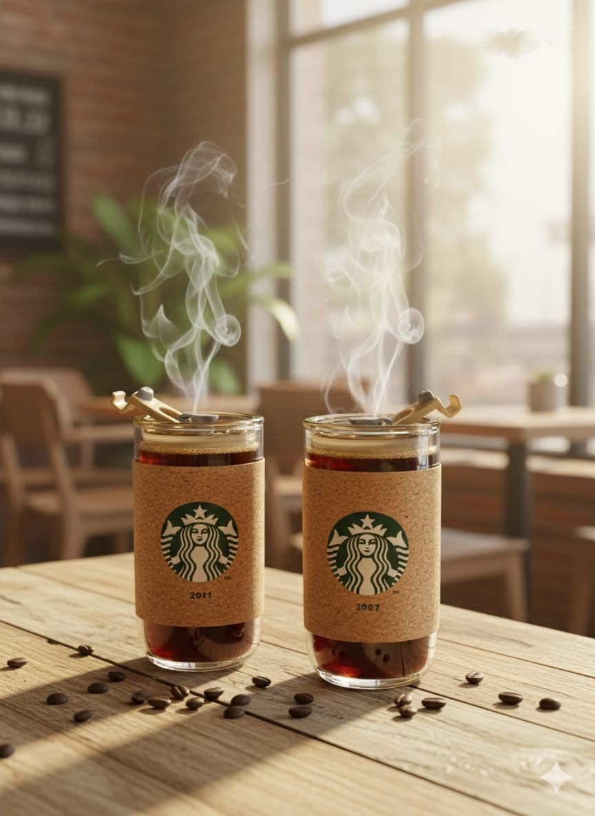 Starbucks Commemorative Glass Tumbler