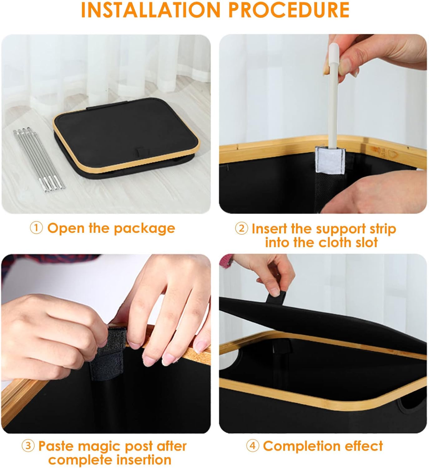 Laundry Basket with Lid